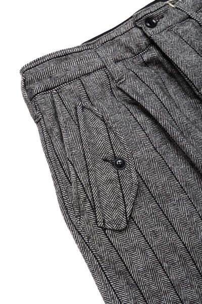 IAC Pant Wool Striped HB - Dk. Grey