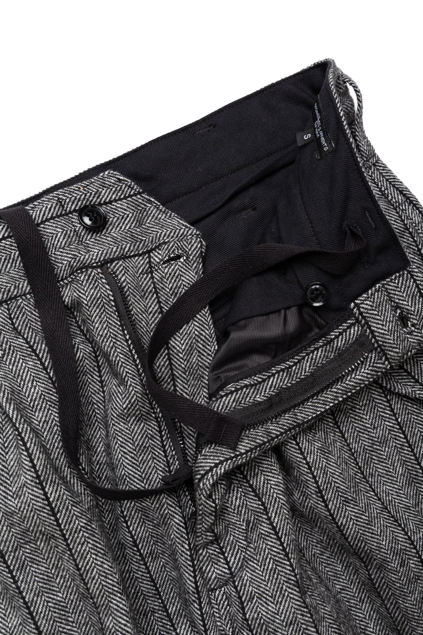 IAC Pant Wool Striped HB - Dk. Grey