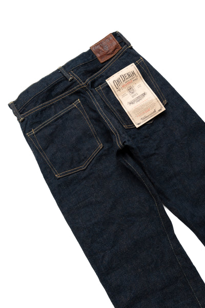 288ZR-KAKBR 20oz Secret Denim Kabukimimi Regular Straight - Kakishibu Color Weft