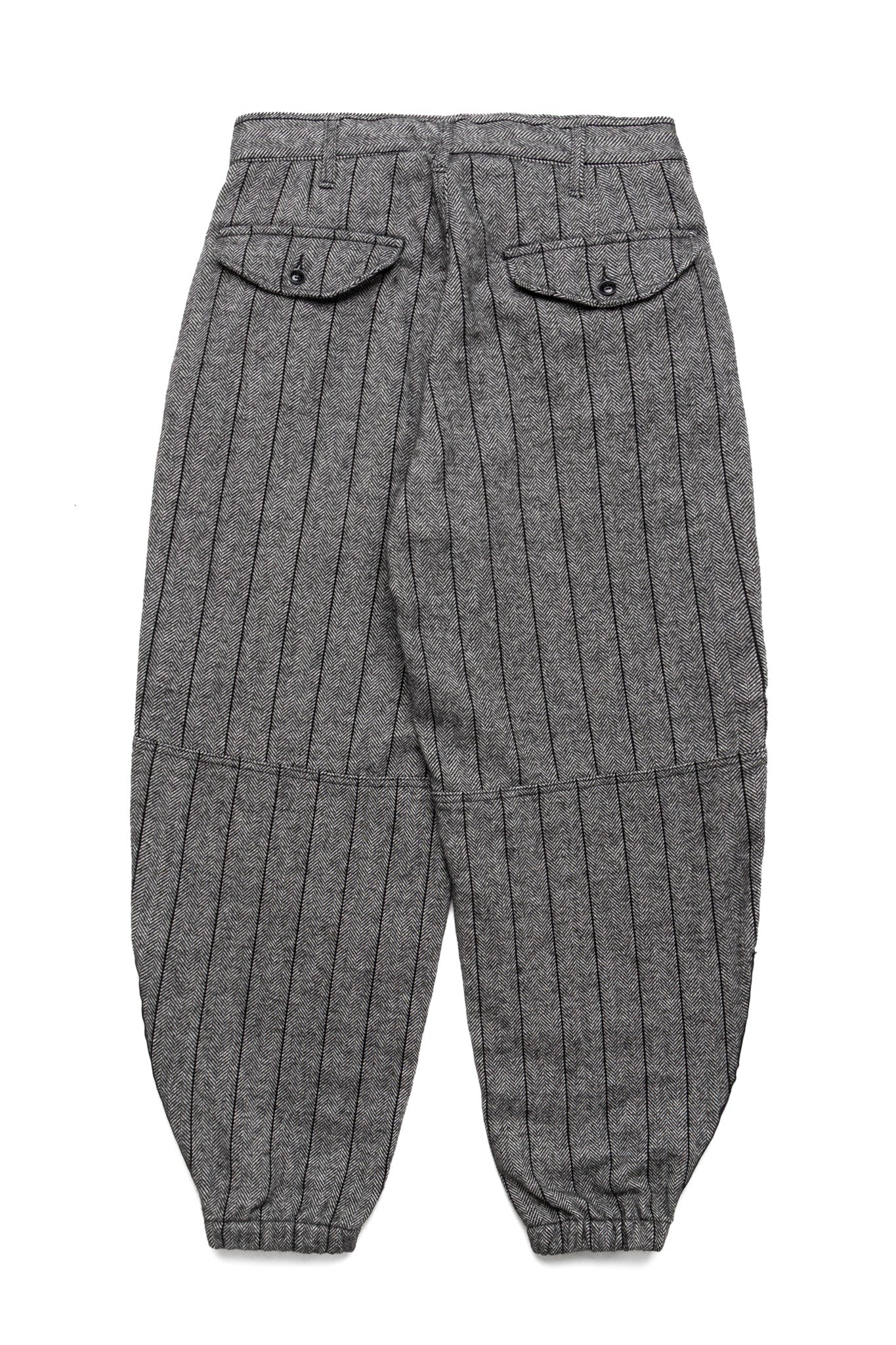 IAC Pant Wool Striped HB - Dk. Grey