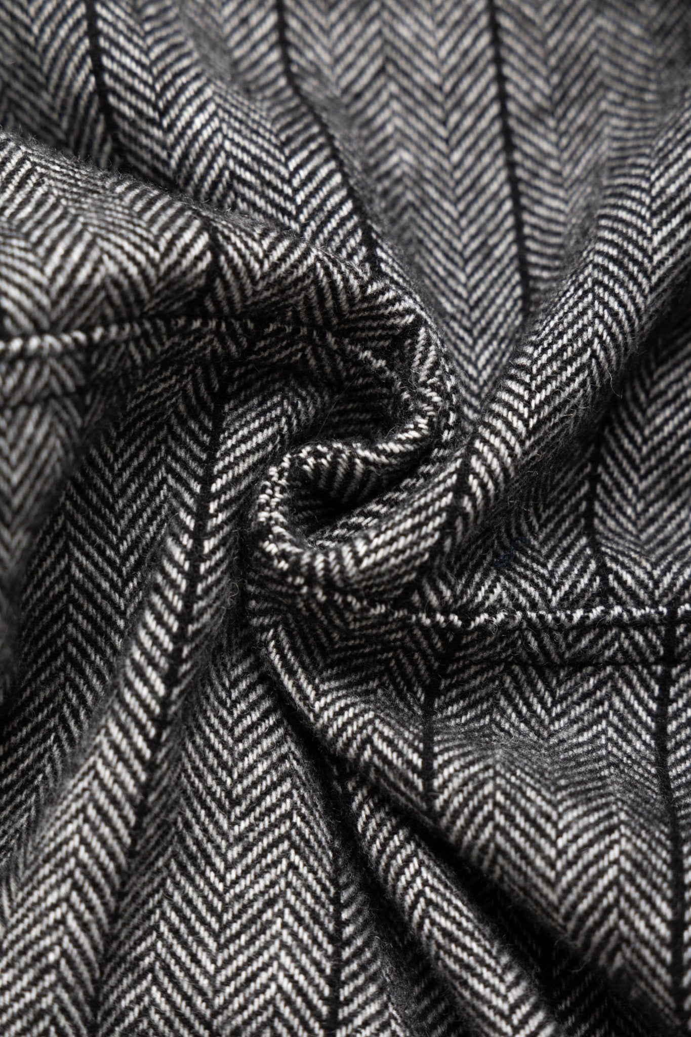 IAC Pant Wool Striped HB - Dk. Grey