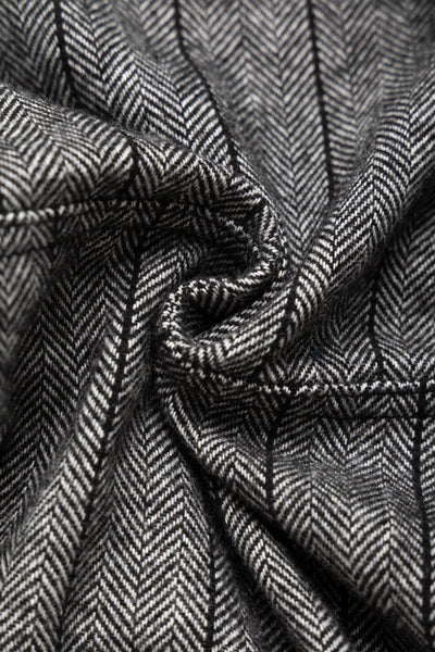 IAC Pant Wool Striped HB - Dk. Grey