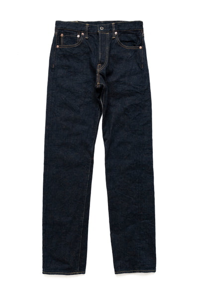 288ZR-KAKBR 20oz Secret Denim Kabukimimi Regular Straight - Kakishibu Color Weft