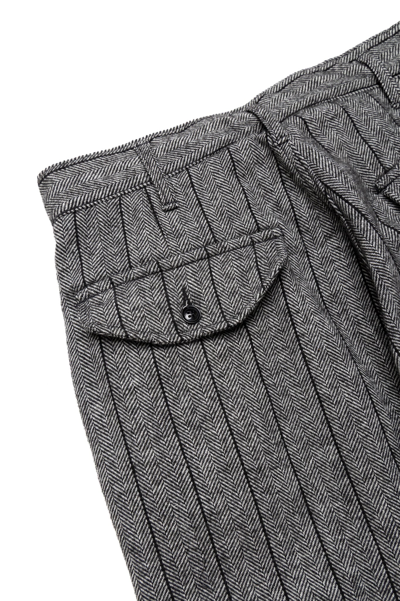 IAC Pant Wool Striped HB - Dk. Grey
