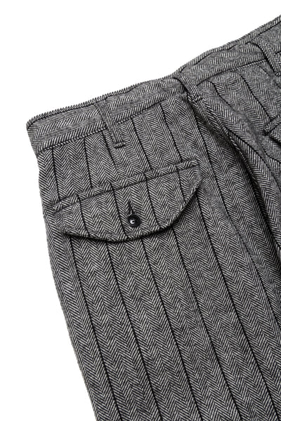 IAC Pant Wool Striped HB - Dk. Grey