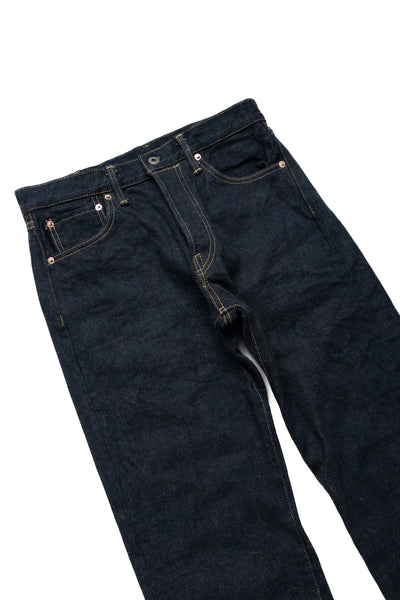 288ZR-KAKBR 20oz Secret Denim Kabukimimi Regular Straight - Kakishibu Color Weft