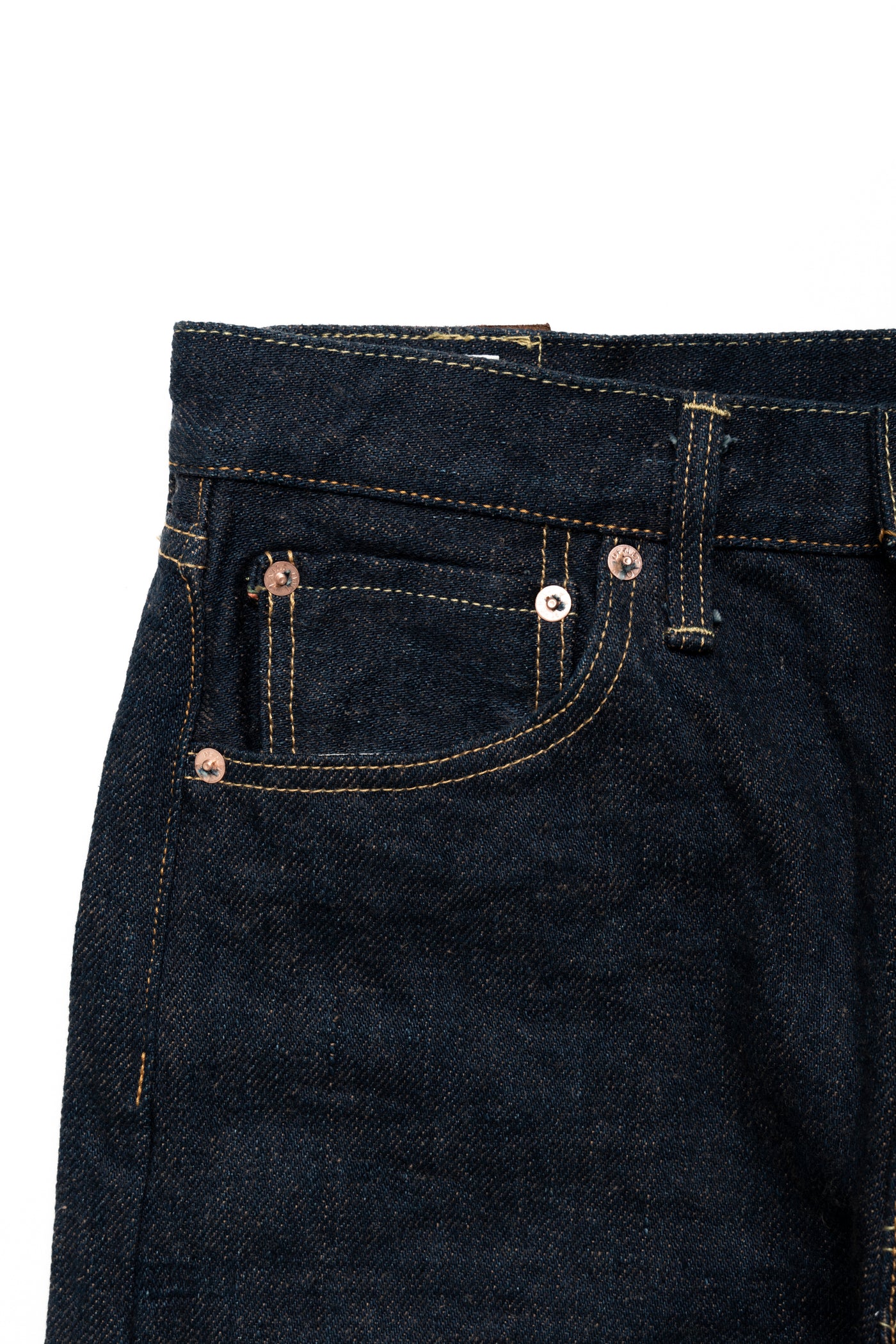 288ZR-KAKBR 20oz Secret Denim Kabukimimi Regular Straight - Kakishibu Color Weft