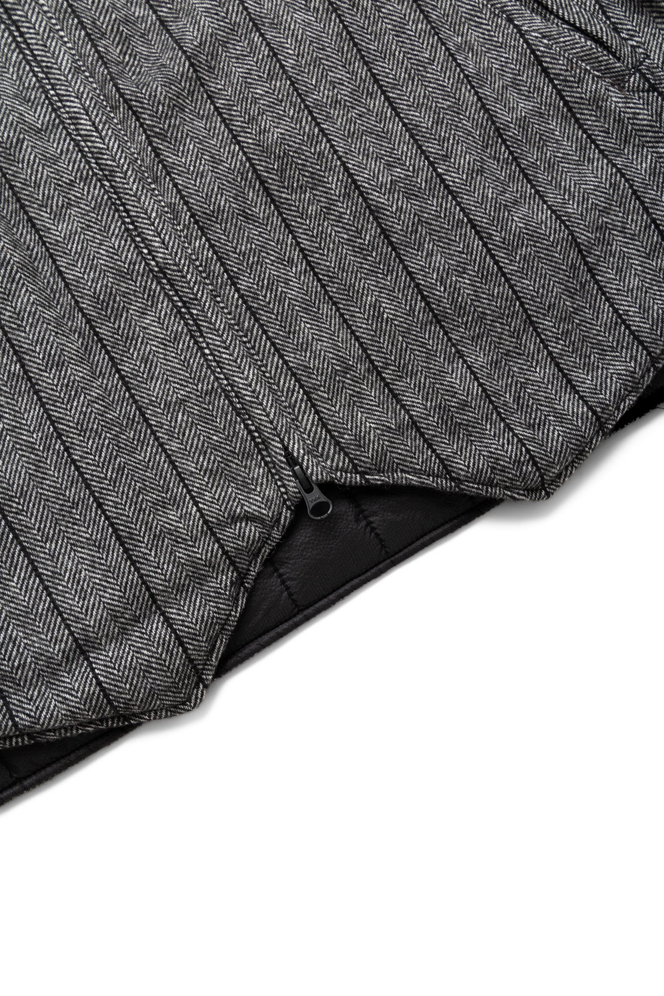 LL Vest Wool Striped HB - Dk. Grey