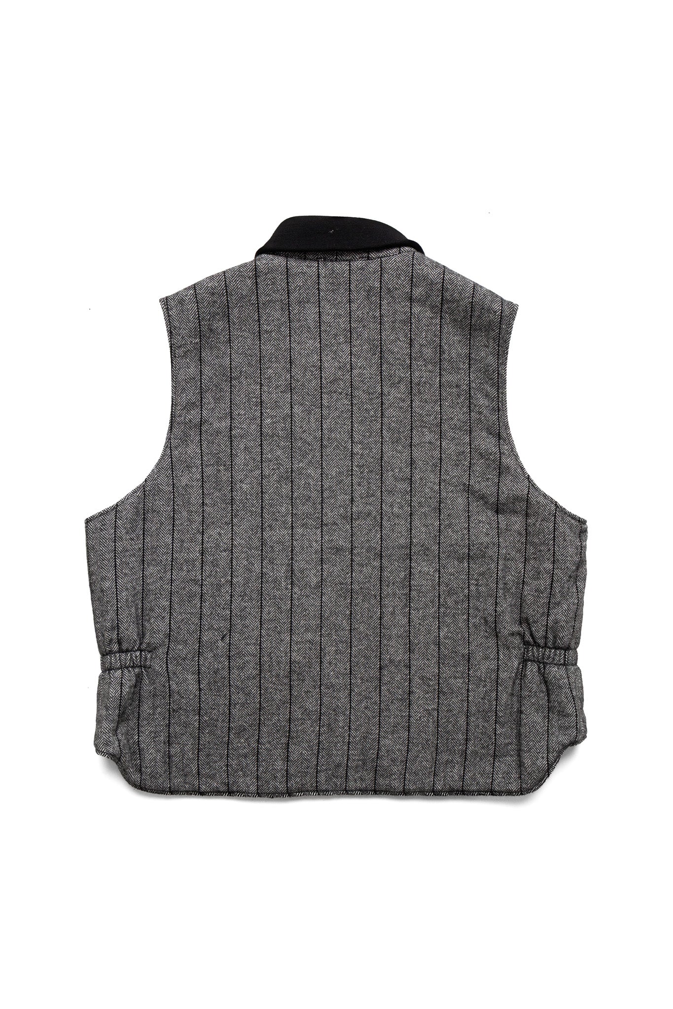LL Vest Wool Striped HB - Dk. Grey