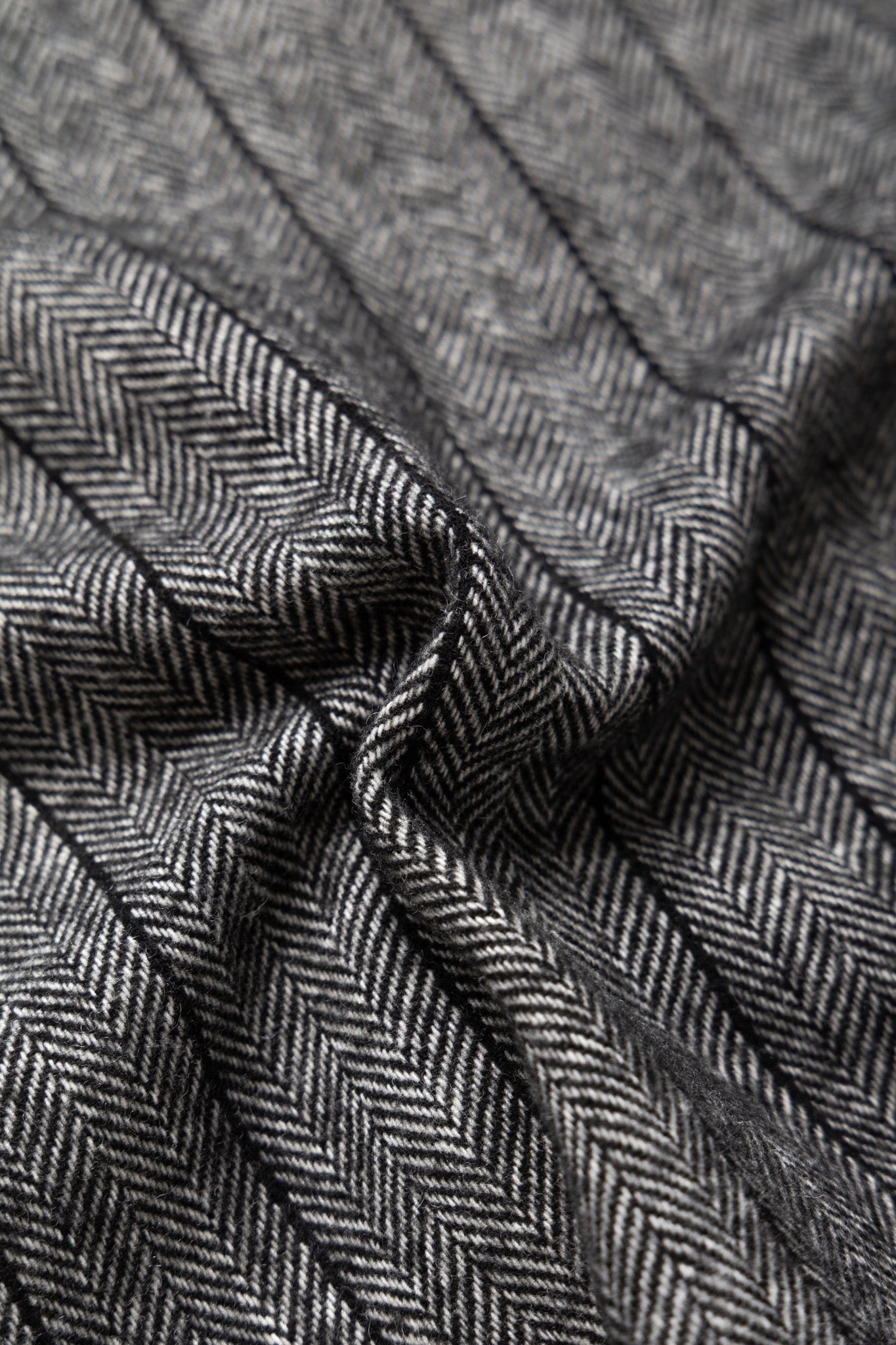 LL Vest Wool Striped HB - Dk. Grey