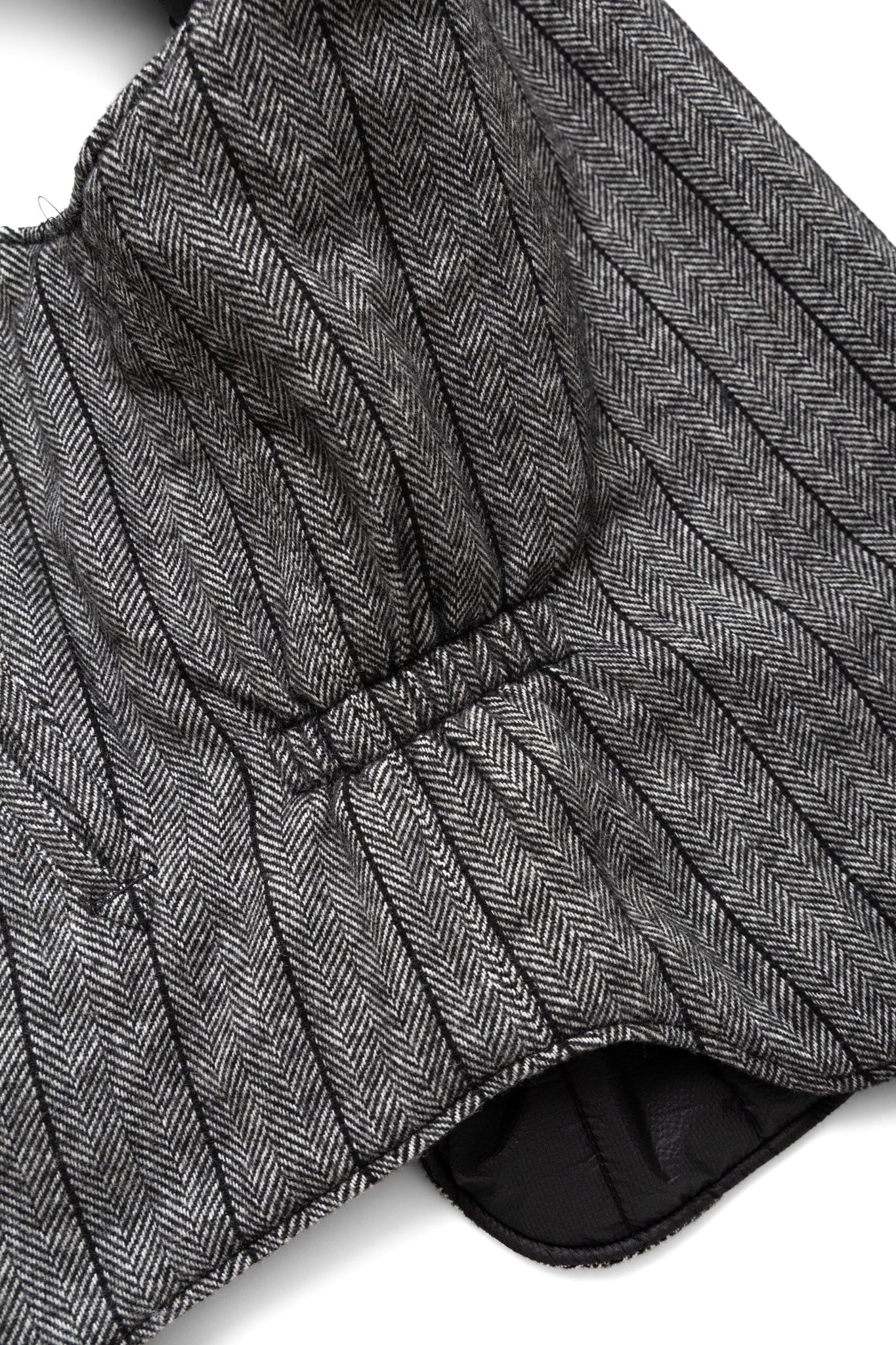 LL Vest Wool Striped HB - Dk. Grey