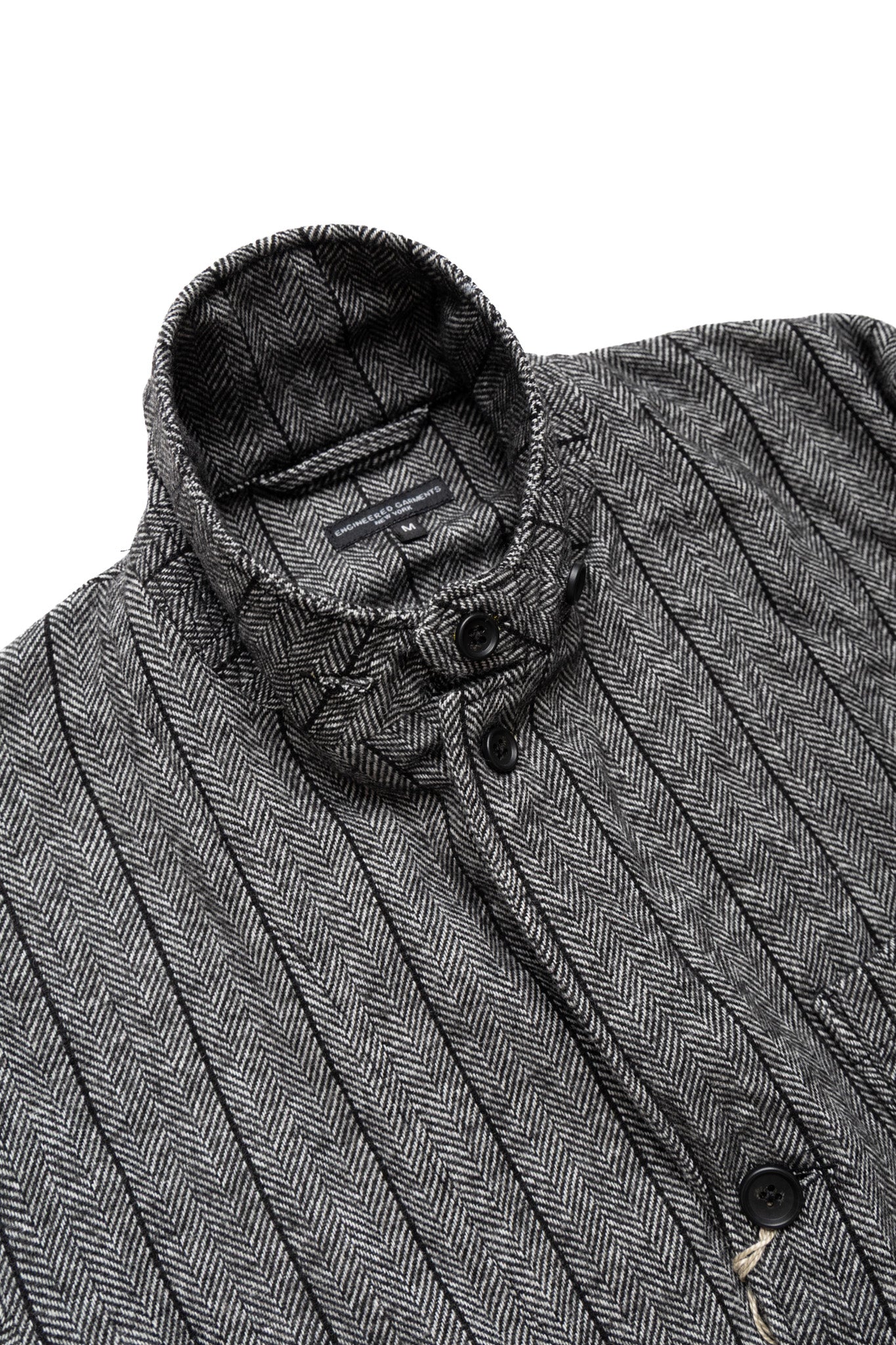 Loiter Jacket Wool Striped HB - Dk.Grey