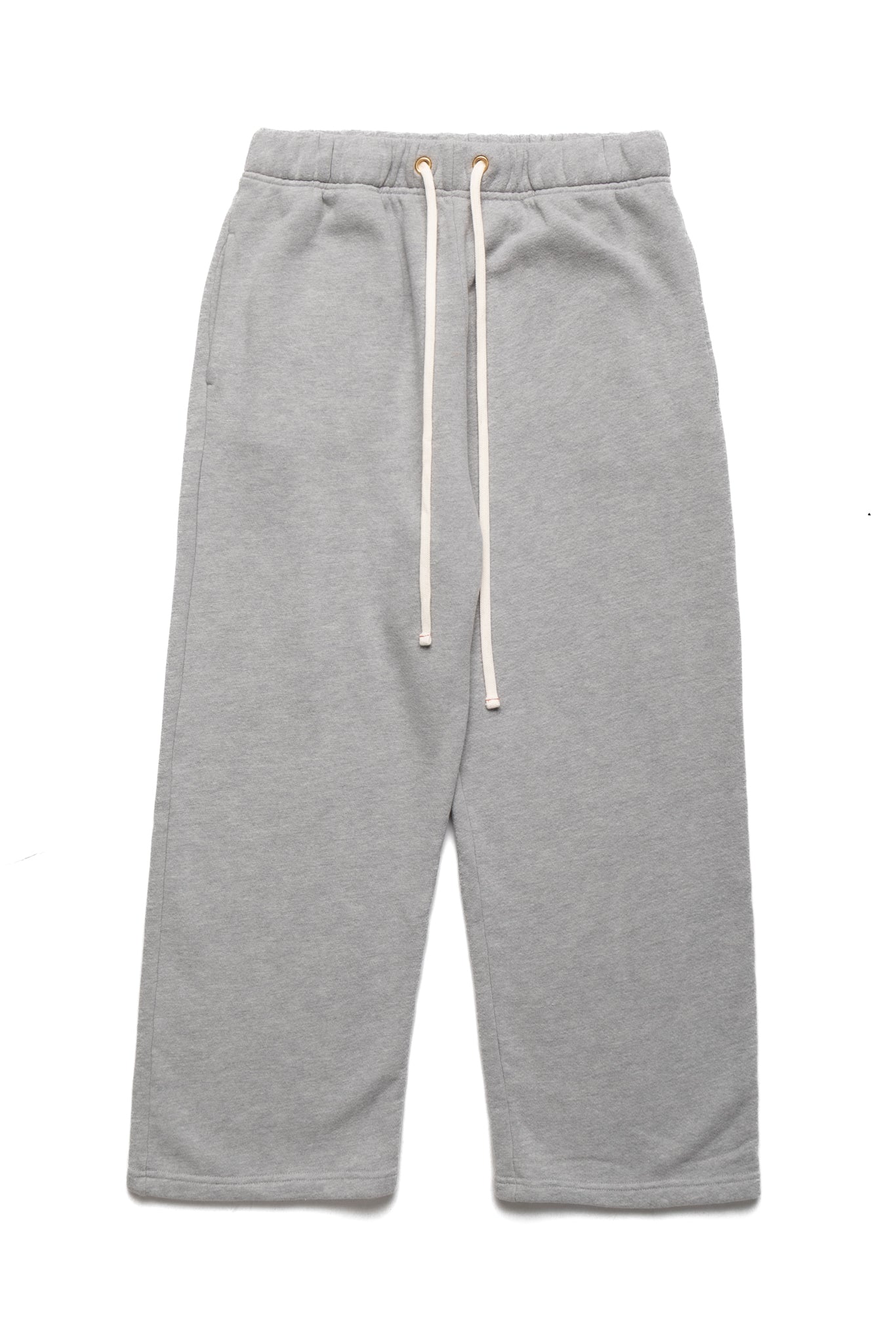 Cropped Relaxed Pant Heavyweight Fleece - Heather Grey