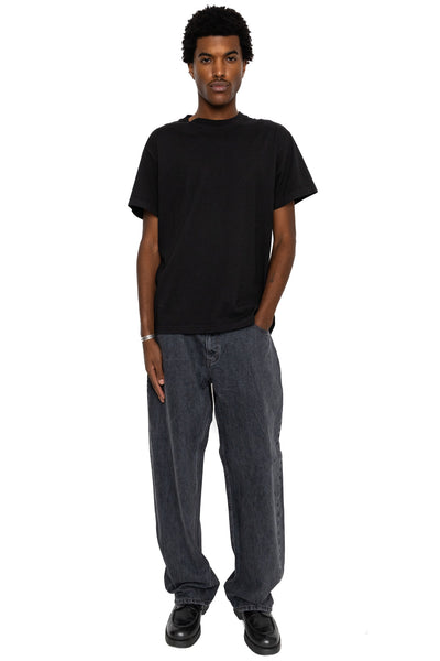 Baggy 5 Pocket Pants - Medium Black