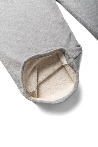 Cropped Relaxed Pant Heavyweight Fleece - Heather Grey