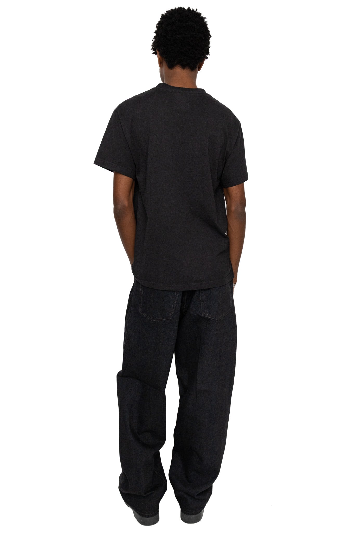 Baggy 5 Pocket Pants - Black