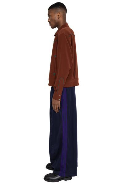 Piping Cowboy Jac PE/PU Double Cloth - Brown