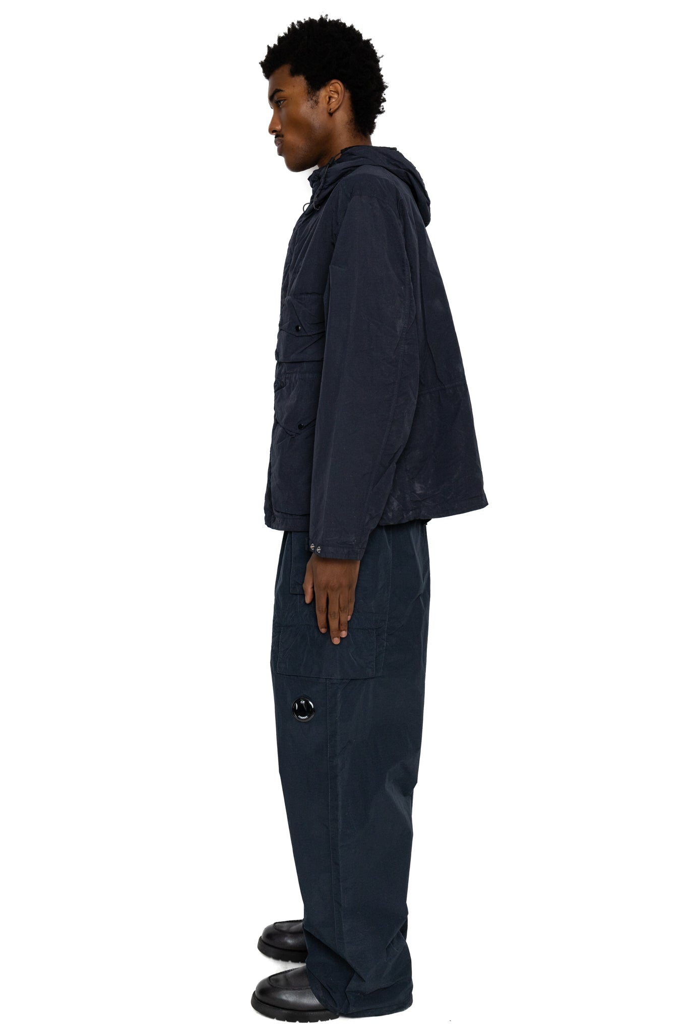 Flatt Nylon Oversized Pants - Total Eclipse