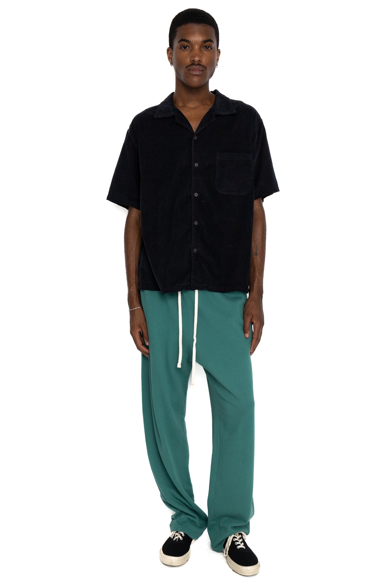 S/S Cuban Shirt - Black