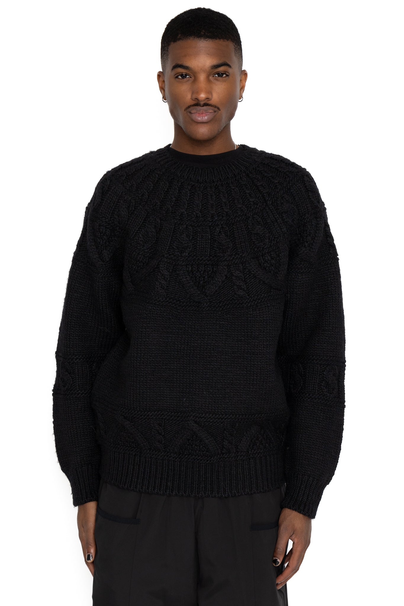 Spread Alan Crew Neck - Black