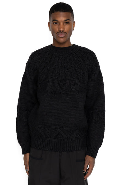 Spread Alan Crew Neck - Black