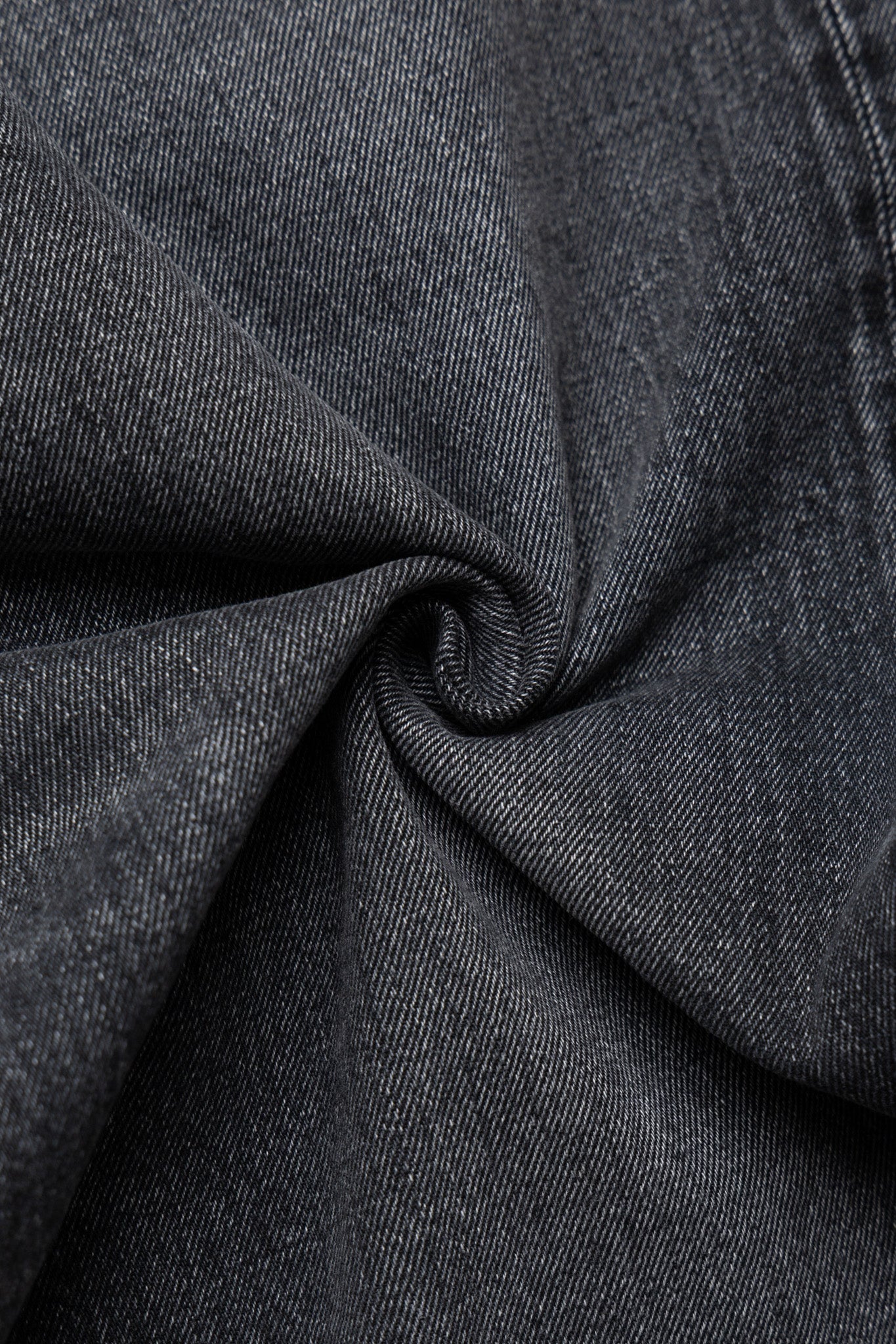 Super Dad Jeans Black Selvedge Denim - Stone Wash (Blue in Green Exclusive)