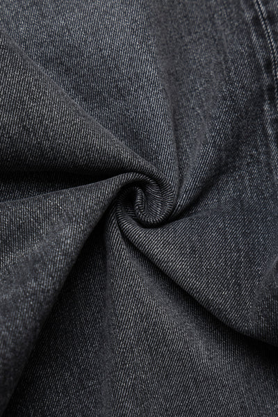 Super Dad Jeans Black Selvedge Denim - Stone Wash (Blue in Green Exclusive)