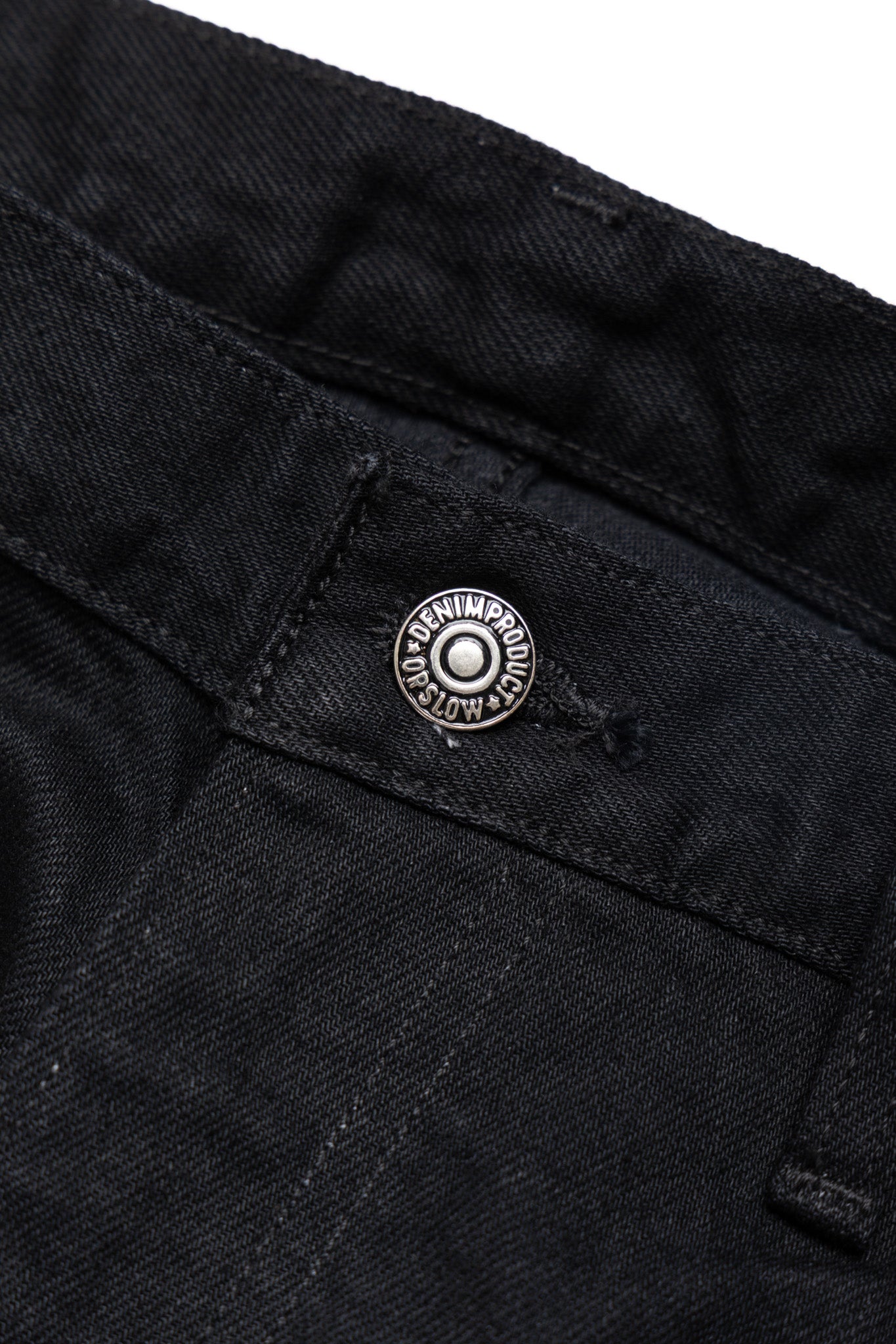 Super Dad Jeans Black Selvedge Denim - One Wash (Blue in Green Exclusive)