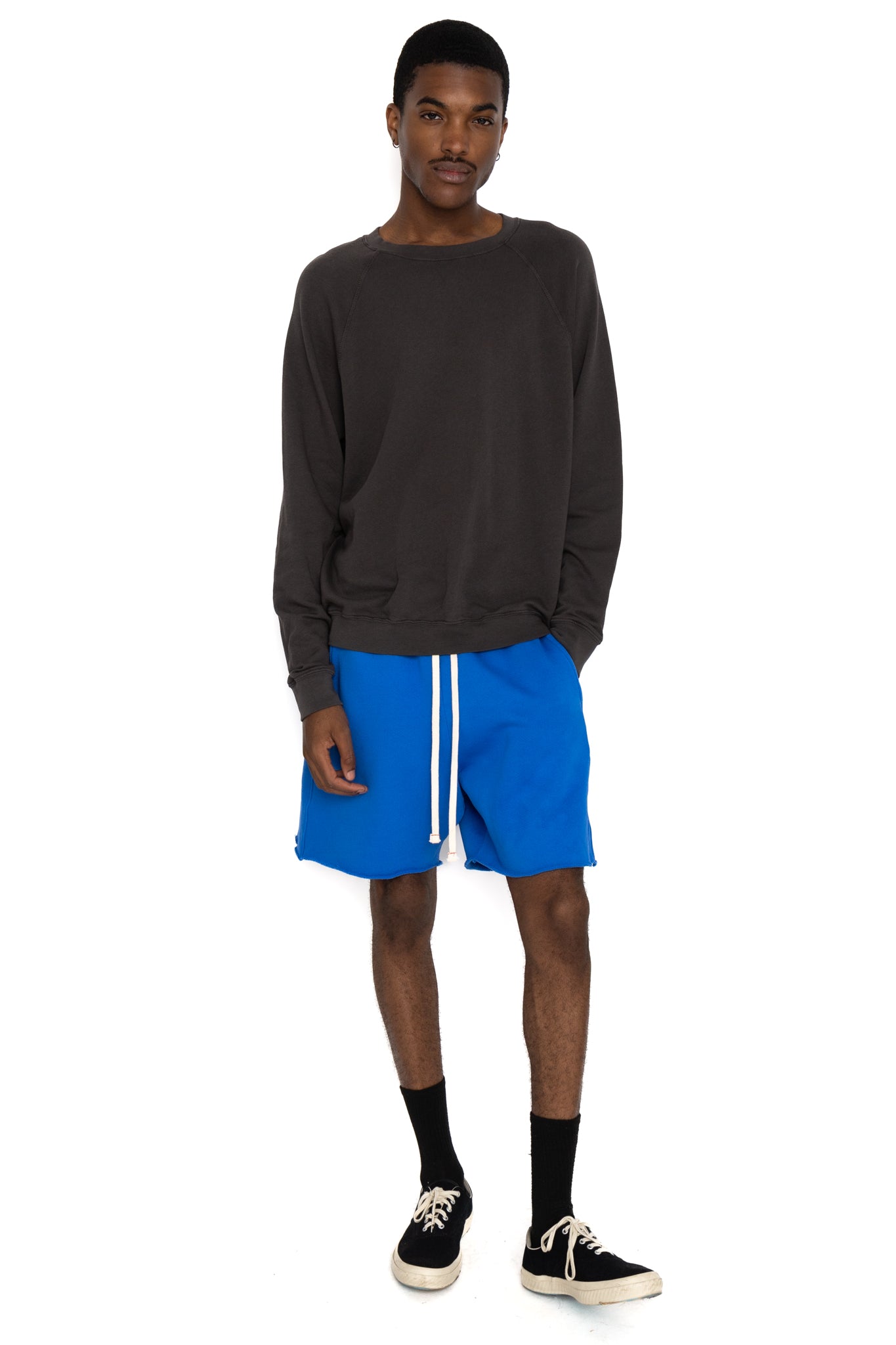 Yacht Short Vintage Heavy Weight Fleece - Cobalt