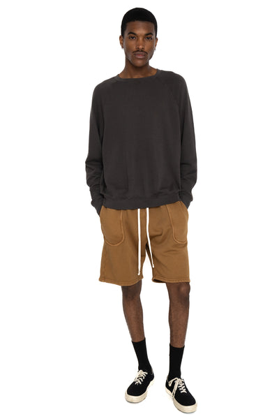 Invert Pocket Short Vintage Heavy Weight Fleece - Pimento