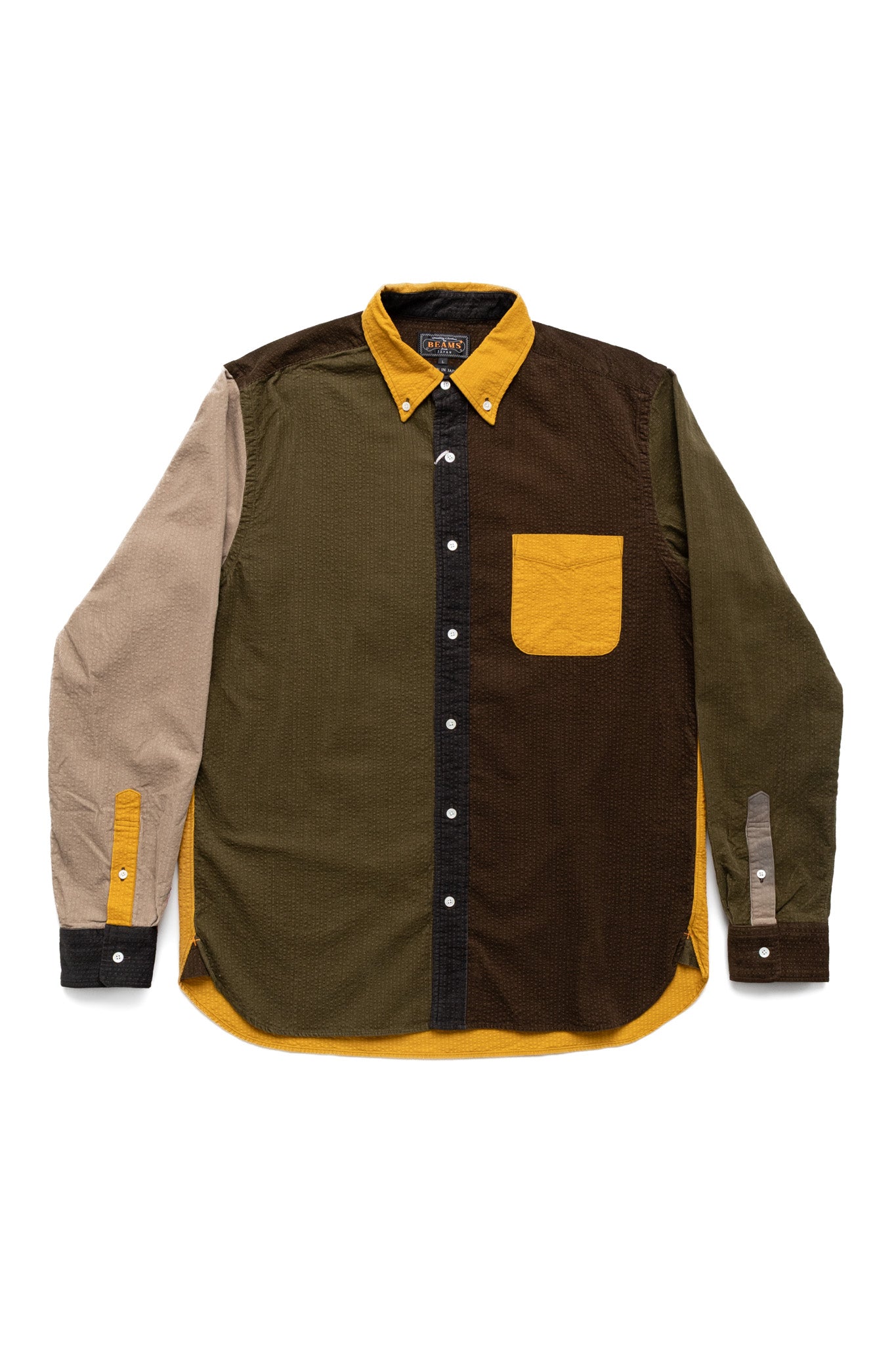 B.D. Corduroy Panel - Yellow