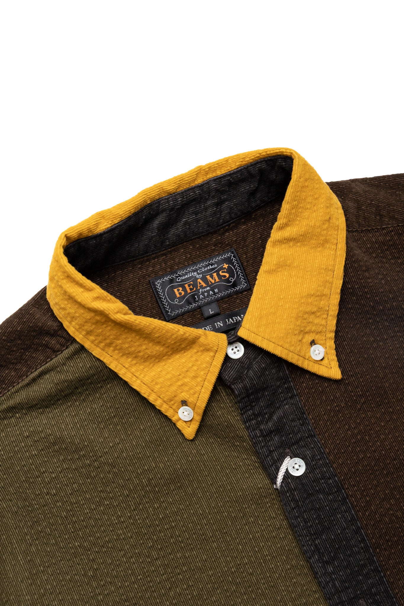 B.D. Corduroy Panel - Yellow