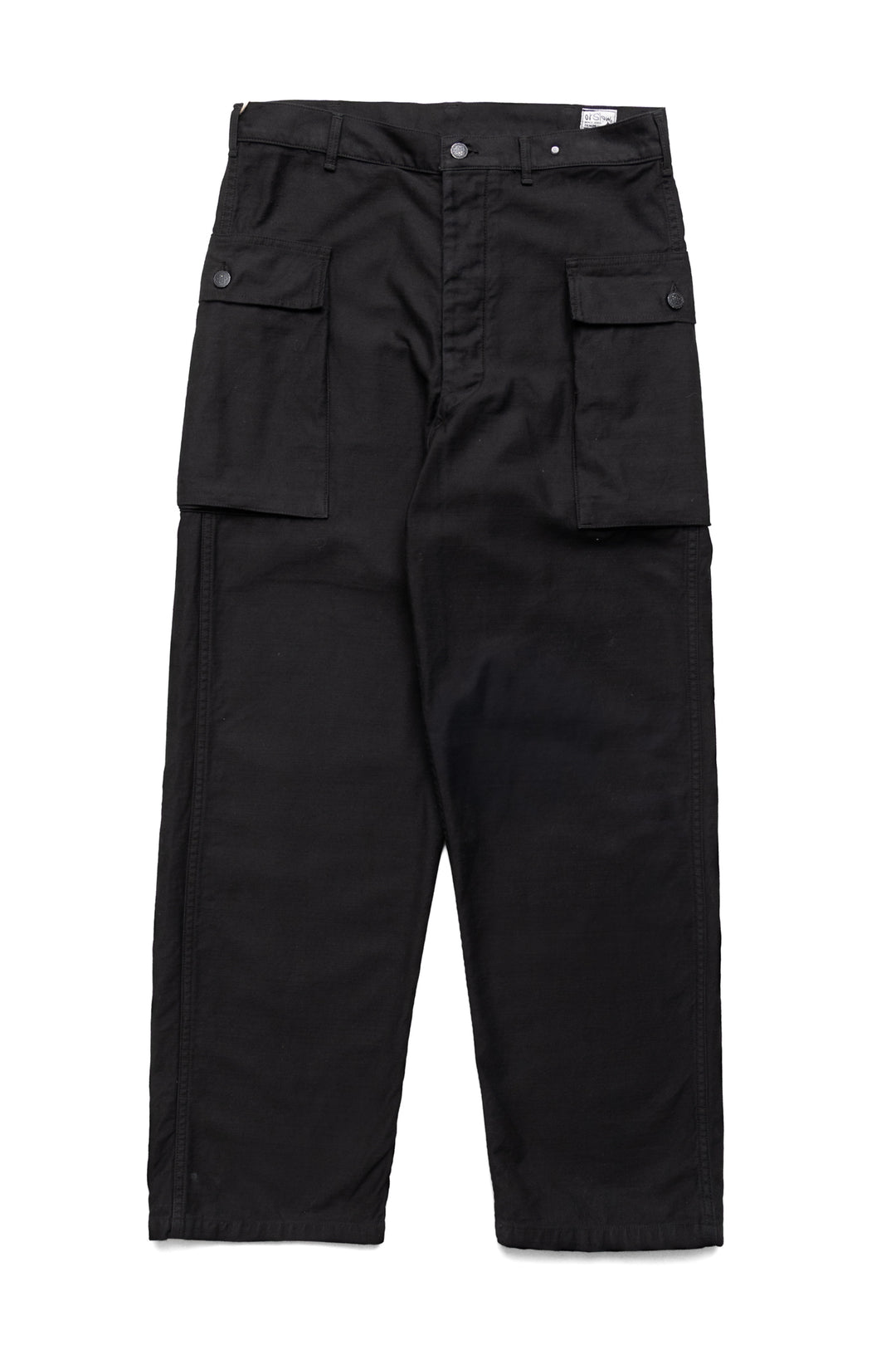 orSlow 2 Pocket Cargo Pants (Reverse Sateen For Blue in Green