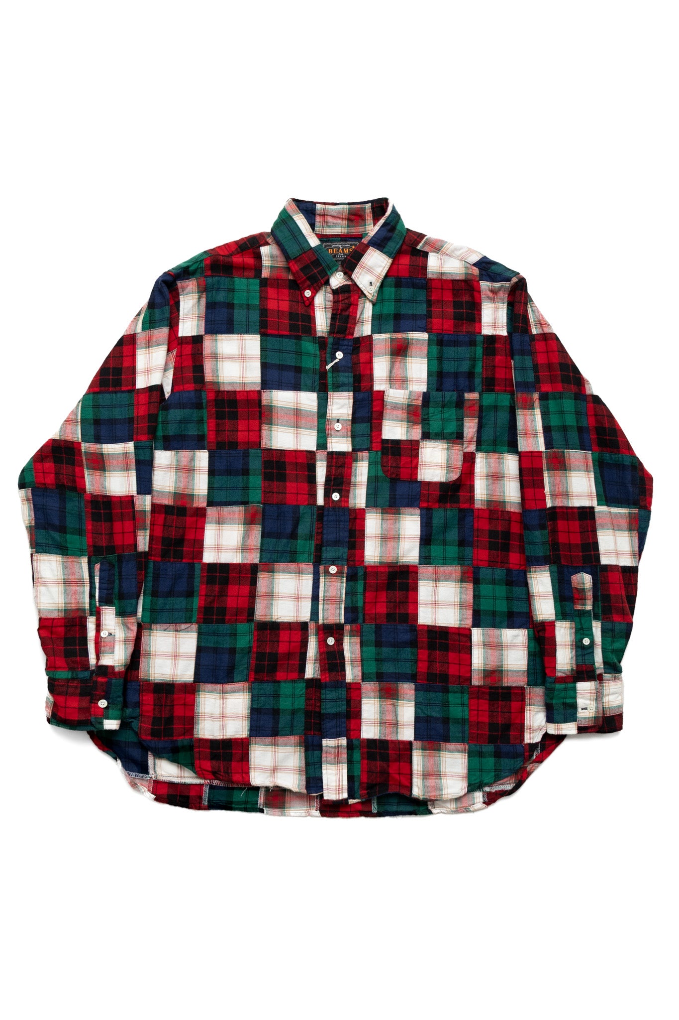 B.D. Classic-Fit Indian Flannel Patchwork