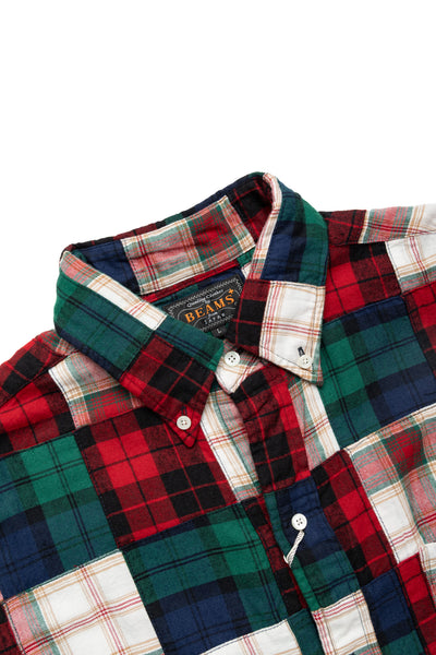 B.D. Classic-Fit Indian Flannel Patchwork