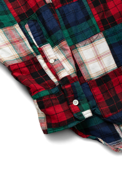 B.D. Classic-Fit Indian Flannel Patchwork
