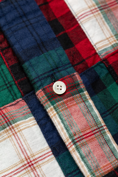 B.D. Classic-Fit Indian Flannel Patchwork