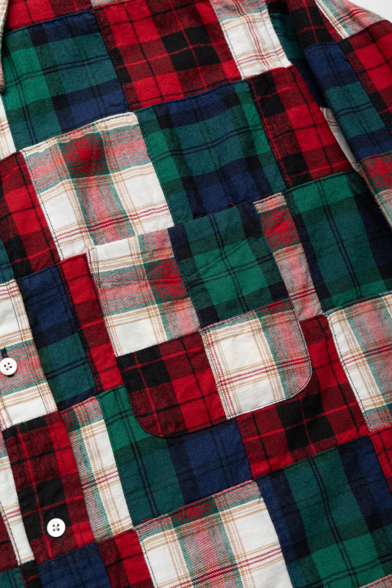 B.D. Classic-Fit Indian Flannel Patchwork