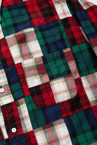 B.D. Classic-Fit Indian Flannel Patchwork