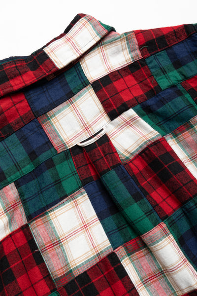 B.D. Classic-Fit Indian Flannel Patchwork