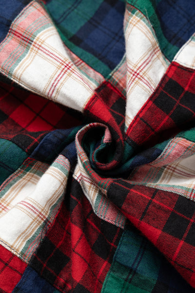 B.D. Classic-Fit Indian Flannel Patchwork