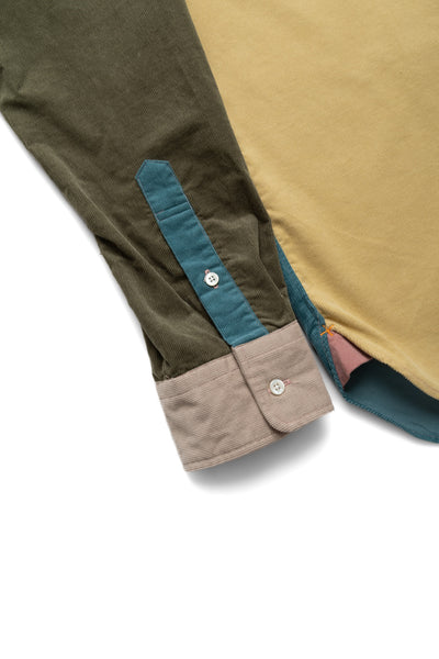 B.D. Corduroy Panel - Green