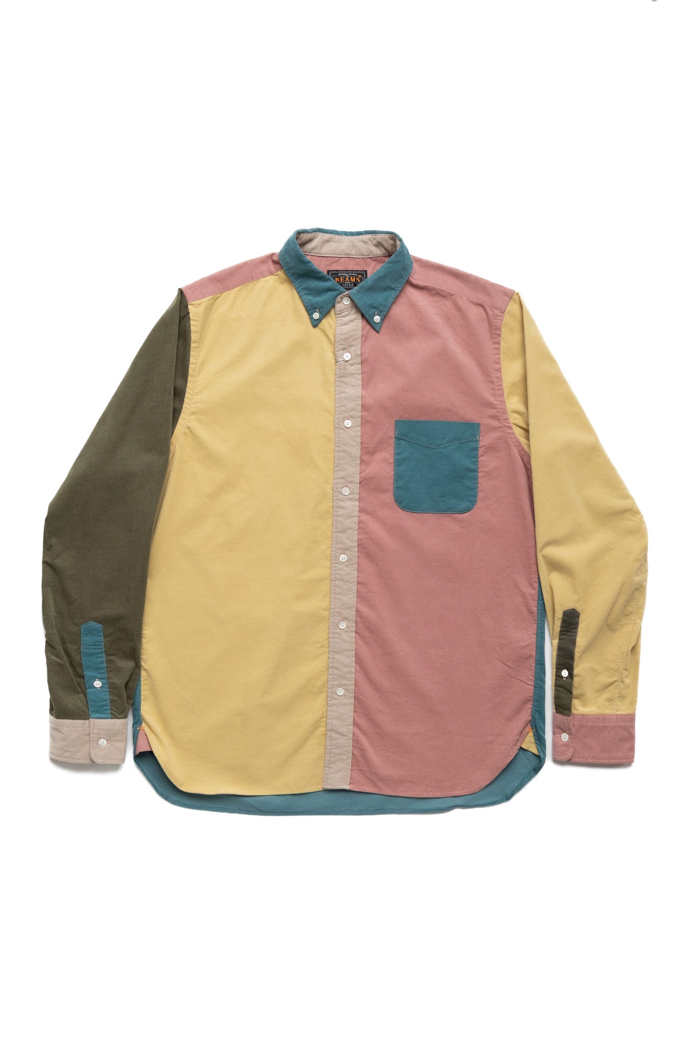 B.D. Corduroy Panel - Green