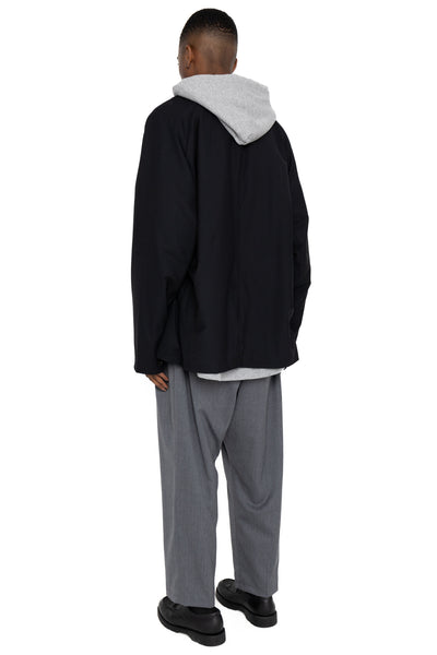 Baggy Trousers Twill Grey