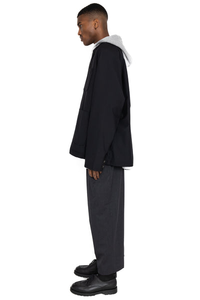 Baggy Trousers Twill Anthracite