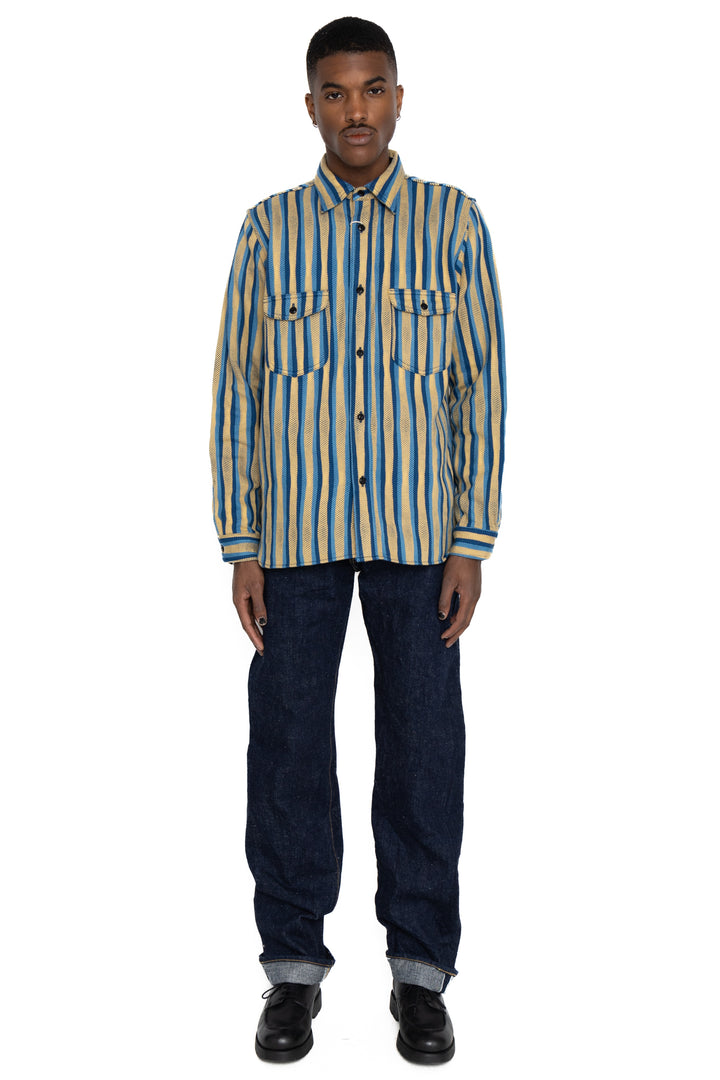 Samurai Jeans S500AX-NTA Indigo x Natural Indigo Regular Straight