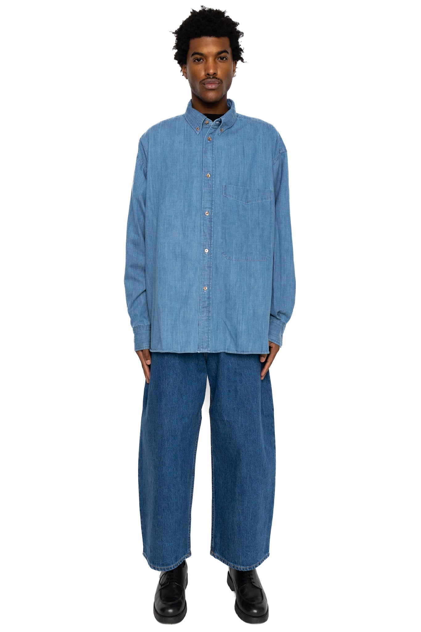 Lisa Denim Shirt - Faded Wash