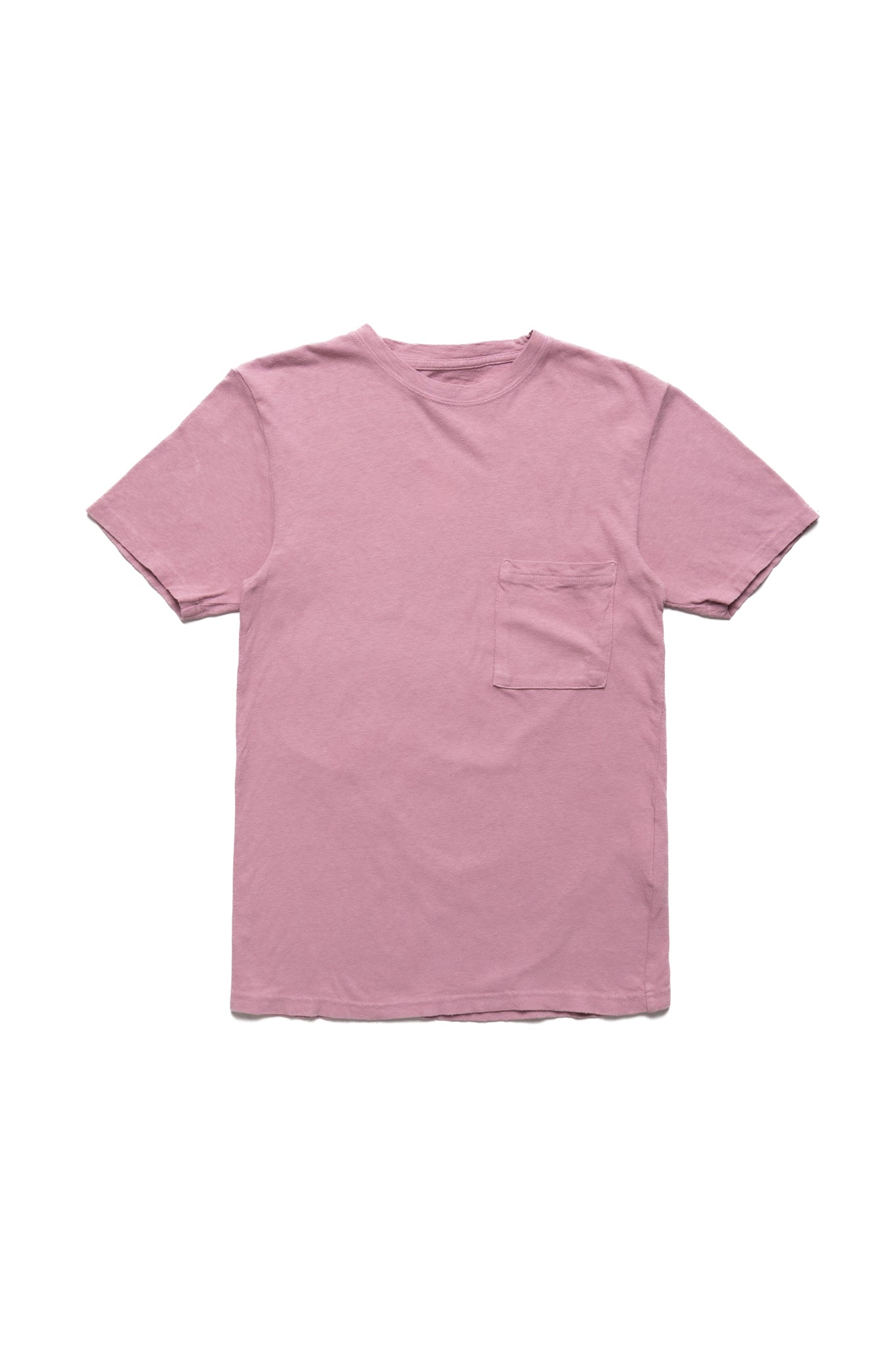 Gauze Jersey Pocket T - Pink