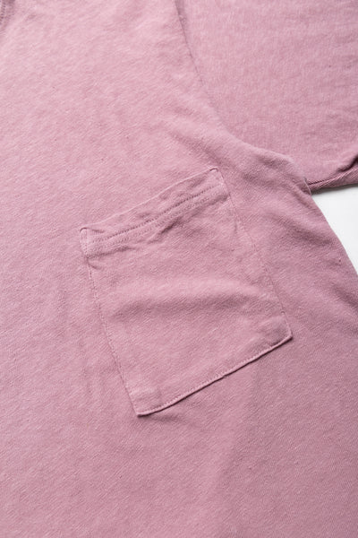 Gauze Jersey Pocket T - Pink