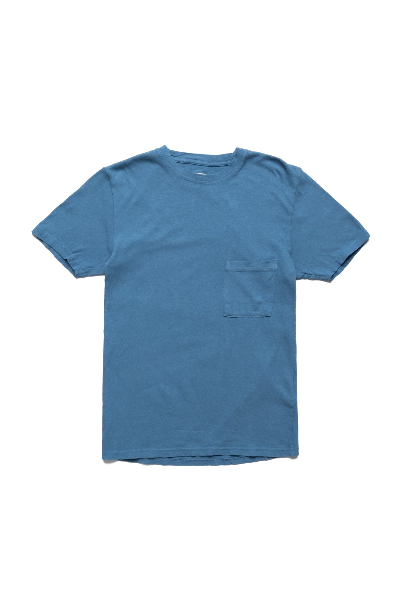 Gauze Jersey Pocket T - Light Blue